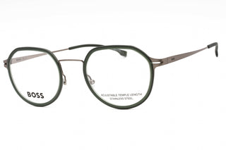 Hugo Boss BOSS 1428 Eyeglasses MT DK RT GRN/Clear demo lens-AmbrogioShoes