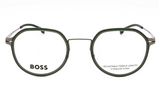 Hugo Boss BOSS 1428 Eyeglasses MT DK RT GRN/Clear demo lens-AmbrogioShoes