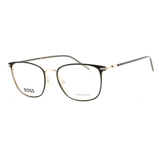 Hugo Boss BOSS 1431 Eyeglasses BLACK GOLD BLACK/Clear demo lens-AmbrogioShoes