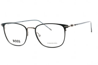 Hugo Boss BOSS 1431 Eyeglasses Matte Blue Dark Ruthenium / Clear Lens-AmbrogioShoes