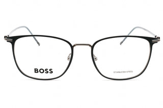 Hugo Boss BOSS 1431 Eyeglasses Matte Blue Dark Ruthenium / Clear Lens-AmbrogioShoes