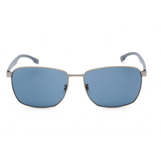 Hugo Boss BOSS 1469/F/SK Sunglasses Matte Ruthenium / Blue-AmbrogioShoes
