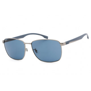Hugo Boss BOSS 1469/F/SK Sunglasses Matte Ruthenium / Blue-AmbrogioShoes