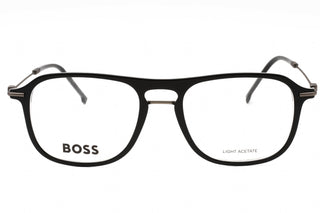 Hugo Boss BOSS 1482 Eyeglasses BLACK RUTHENIUM/Clear demo lens-AmbrogioShoes