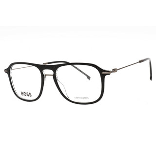 Hugo Boss BOSS 1482 Eyeglasses BLACK RUTHENIUM/Clear demo lens-AmbrogioShoes