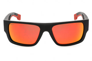 Hugo Boss BOSS 1498/S Sunglasses Matte Black Red / Orange Mirror-AmbrogioShoes