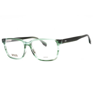 Hugo Boss BOSS 1517 Eyeglasses GREEN HORN/Clear demo lens-AmbrogioShoes