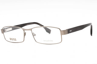 Hugo Boss BOSS 1519 Eyeglasses Matte Ruthenium Grey / Clear Lens-AmbrogioShoes