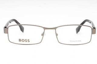 Hugo Boss BOSS 1519 Eyeglasses Matte Ruthenium Grey / Clear Lens-AmbrogioShoes