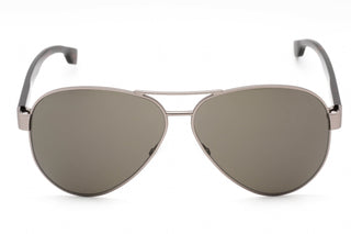 Hugo Boss BOSS 1560/O/S Sunglasses Matte Ruthenium / Brown-AmbrogioShoes