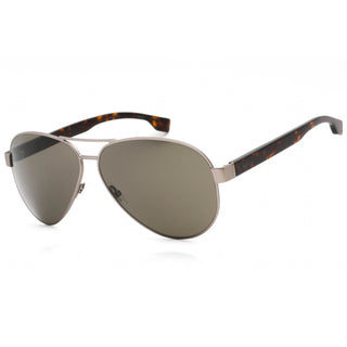 Hugo Boss BOSS 1560/O/S Sunglasses Matte Ruthenium / Brown-AmbrogioShoes