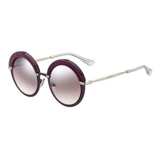 Jimmy Choo Gotha/S Sunglasses Cyclamen / Light Gold / Pink / Brown-AmbrogioShoes