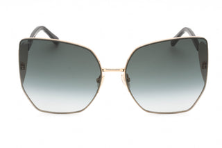 Jimmy Choo River/S Sunglasses Black Gold / Grey Gradient Women's-AmbrogioShoes