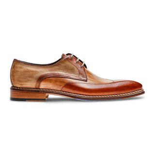 Jose Real Veloce R2353 Men's Shoes Brandy Calf-Skin Leather Derby Oxfords (RE2231)-AmbrogioShoes