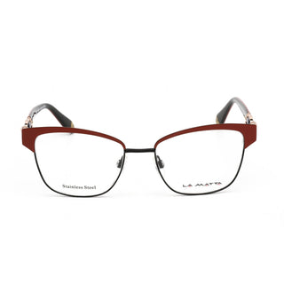 La Matta LMV3249 Eyeglasses Red / Clear Lens-AmbrogioShoes