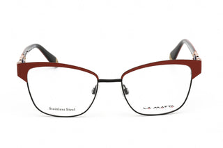 La Matta LMV3249 Eyeglasses Red / Clear Lens-AmbrogioShoes