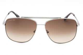 Lacoste L188S Sunglasses Light Gunmetal / Brown Gradient-AmbrogioShoes