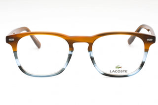 Lacoste L2832 Eyeglasses STRIPED BROWN/BLUE/Clear demo lens-AmbrogioShoes