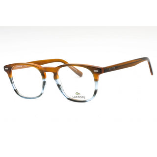 Lacoste L2832 Eyeglasses STRIPED BROWN/BLUE/Clear demo lens-AmbrogioShoes