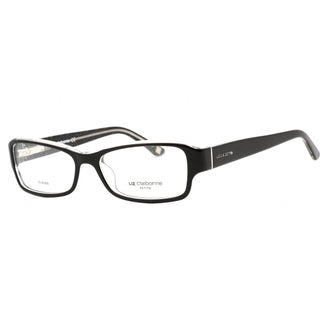 Liz Claiborne L 435 Eyeglasses Black Crystal Glitter / Clear Lens Unisex Unisex-AmbrogioShoes