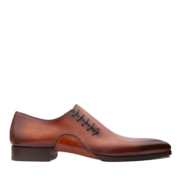 Brown Side-lace Oxford Shoes