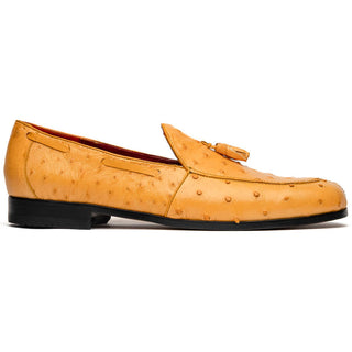 Marco Di Milano Aubiere Men's Shoes Exotic Ostrich Tassels Loafers (MDM1199)-AmbrogioShoes