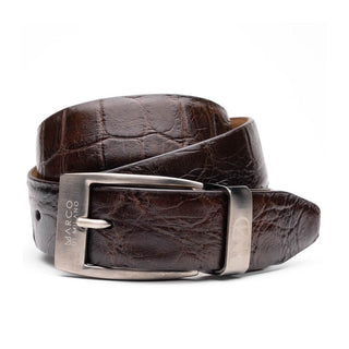 Marco Di Milano EST.105 Genuine Exotic Alligator Men's Belts (MDMB1044)-AmbrogioShoes