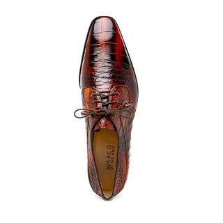 Marco Di Milano Fitipaldi Men's Shoes Exotic Alligator Derby Oxfords (MDM1192)-AmbrogioShoes