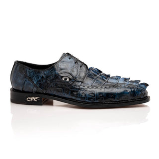 Mauri Borsieri 4717/3 Men's Shoes Exotic Crocodile / Hornback Derby Oxfords (MA5636)-AmbrogioShoes