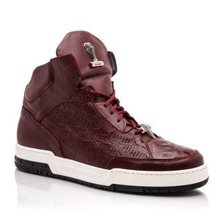 Mauri Hammer 8429 Men's Shoes Exotic Crocodile / Nappa Leather Sneakers (MA5651)-AmbrogioShoes