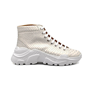 Mister Senan Men's Shoes Snake-Print Leather Ankle Boots (MIS1164)-AmbrogioShoes