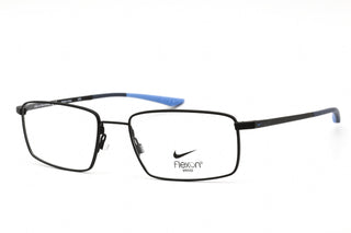 Nike NIKE 4305 Eyeglasses SATIN BLACK/MIDNIGHT NAVY / Clear demo lens-AmbrogioShoes