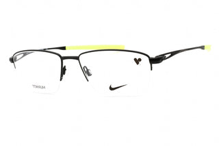 Nike NIKE 6045 Eyeglasses Satin Black/Clear demo lens-AmbrogioShoes