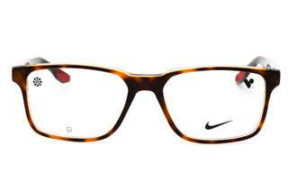 Nike NIKE 7160 Eyeglasses TORTOISE/CRYSTAL SMOKE/Clear demo lens-AmbrogioShoes