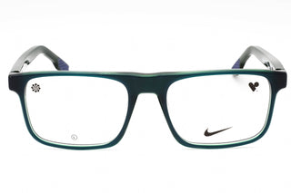 Nike NIKE 7161 Eyeglasses NAVY TRI-LAMINATE/clear demo lens-AmbrogioShoes