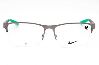 Nike NIKE 8153 Eyeglasses SATIN GUNMETAL/MATTE GRIDIR/Clear demo lens-AmbrogioShoes