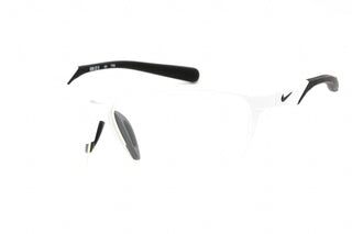 Nike RUN X2 D Sunglasses WHITE/BLACK W/ CLEAR LENS-AmbrogioShoes