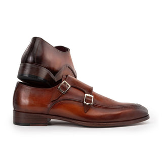 Paul Parkman SW537 Men's Shoes Calf-Skin Leather Double Monk-Strap (PM6459)-AmbrogioShoes