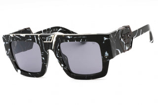 Philipp Plein SPP092M Sunglasses Marbled Black-AmbrogioShoes