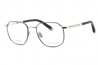 Philipp Plein VPP020M Eyeglasses Shiny Palladium / Clear Lens-AmbrogioShoes