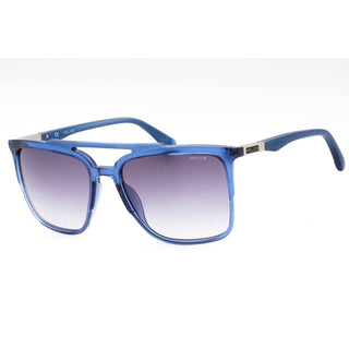 Police SPL363 Sunglasses Shiny Transparent Blue-AmbrogioShoes