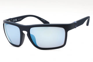 Police SPLF63 Sunglasses Matte Dark Blue / Blue Mirror-AmbrogioShoes