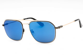 Police SPLF64 Sunglasses Black Gold / Blue Mirror-AmbrogioShoes