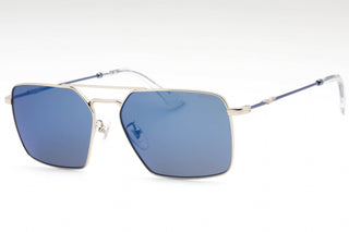 Police SPLL07 Sunglasses Shiny Silver / Blue Mirror-AmbrogioShoes