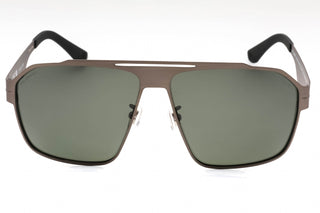 Police SPLL08 Sunglasses Brushed Gunmetal / Green Polarized-AmbrogioShoes