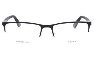 Police VPL884 Eyeglasses Shiny Gunmetal / Clear demo lens-AmbrogioShoes