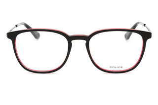 Police VPLD07M Eyeglasses Red W/Shiny Black Top / Clear Lens-AmbrogioShoes