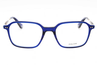 Police VPLE98 Eyeglasses Shiny Blue / Clear Lens-AmbrogioShoes