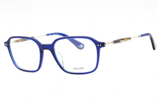 Police VPLE98 Eyeglasses Shiny Blue / Clear Lens-AmbrogioShoes