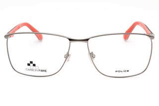 Police VPLF06 Eyeglasses Shiny Gunmetal / Clear Lens-AmbrogioShoes